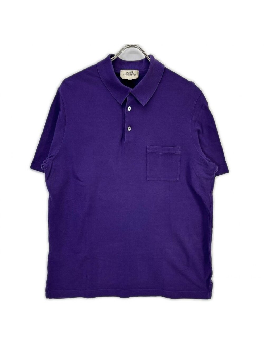 Hermes Purple Polo Shirt XL